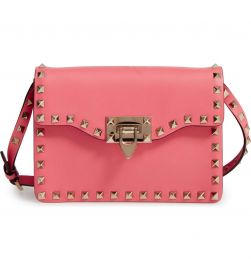 VALENTINO GARAVANI Rockstud Leather Crossbody Bag at Nordstrom